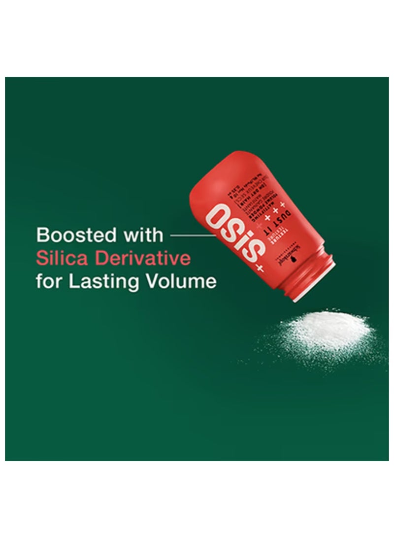 Schwarzkopf Professional OSiS+ Dust It Mattifying Powder 10g, Texturizing Volume Powder, Long-Lasting Hold, Strong Control and Separation for Different Hair Styles - Image 4
